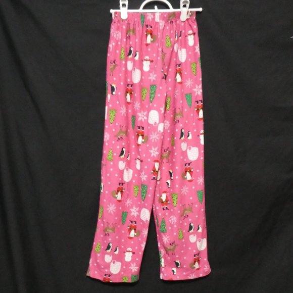 CARTER'S | size 10 | Christmas / Holiday Theme Pink Fleece Pants | NWOT - Picture 2 of 12